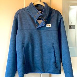 Fleece Lined Quarter Button Pullover